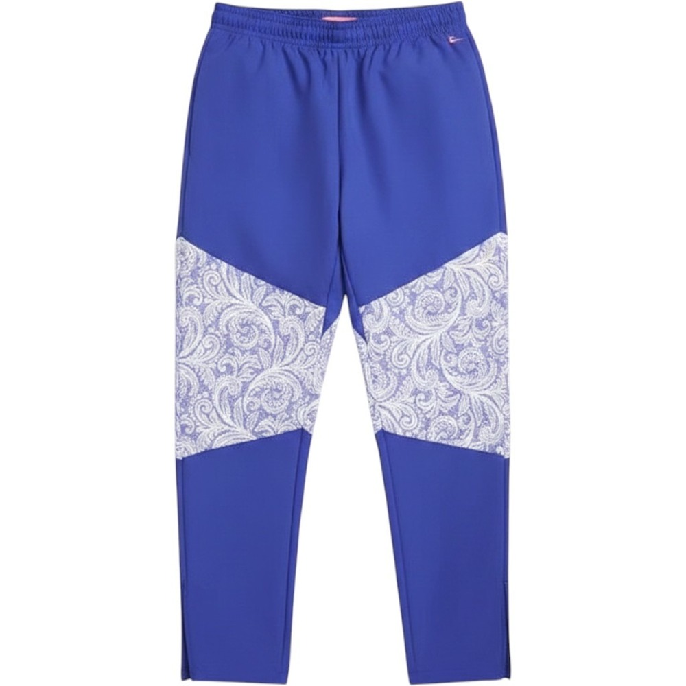 Nike Serena Williams Design Crew Track Pants Women Blue Paisley DM6310-409 - Picture 3 of 6